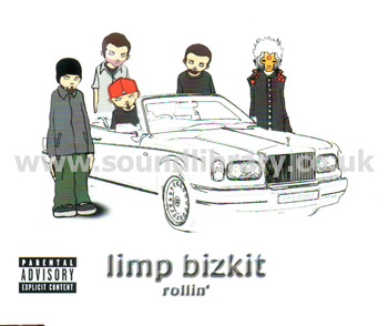 Limp Bizkit Rollin' EU Issue Enhanced CD Enhanced CD Flip / Interscope IND 97474 Front Inlay Image