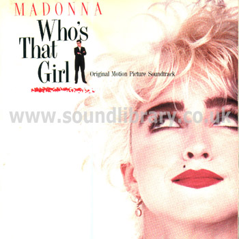 Madonna Who's That Girl UK Issue CD Sire 9 25611-2 Front Inlay Image