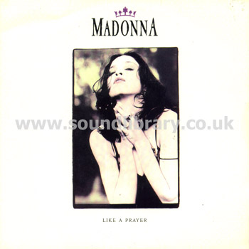 Madonna Like A Prayer France Issue Stereo 7" Front Sleeve Image