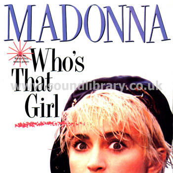 Madonna Who's That Girl France Issue Stereo 7" Front Sleeve Image