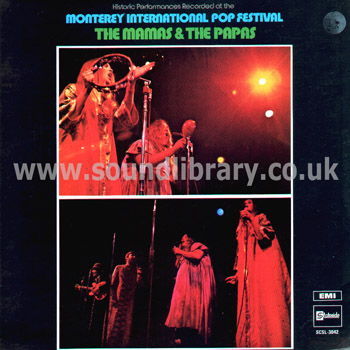 The Mamas & The Papas Monterey International Pop Hong Kong LP Stateside SCSL-3042 Front Sleeve Image