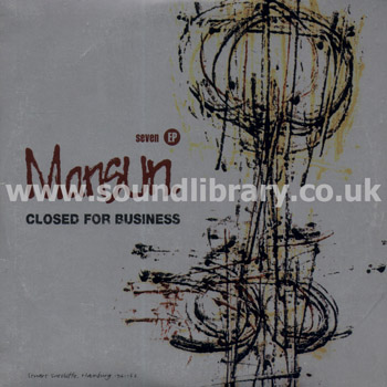 Mansun Closed For Business EP UK Issue Promo Only CDS Parlophone CDRDJ 6482 Front Card Sleeve