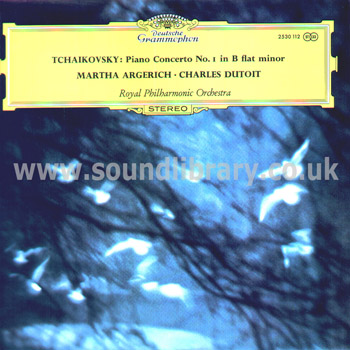 Martha Argerich Tchaikovsky Concerto No. 1 UK Sereo LP Deutsche Grammophon 2530 112 Front Sleeve Image