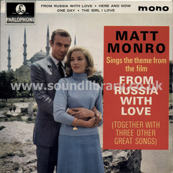 From Russia With Love Matt Monro UK Issue Flipback Sleeve 7" EP Parlophone GEP 8889 Front Sleeve Image