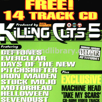 Killing Cuts 5 Card Sleeve UK Issue CD Dennis Publishing DPMH0498 Front Card Sleeve