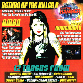 Metal Hammer Issue 79 October 2000 EU CD Metal Hammer Future Publishing MHR79/10/00 Front Inlay Image