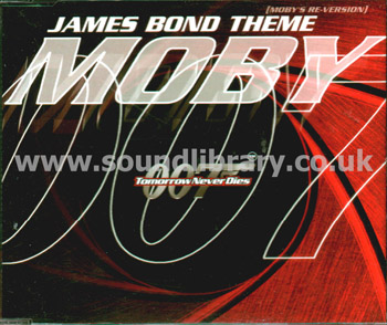 Moby James Bond Theme (Moby's Re-Version) UK Issue CDS Mute CDMUTE210 Front Inlay Image