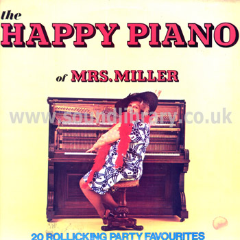 Mrs. Miller The Happy Piano UK Issue Stereo LP Front Sleeve Image