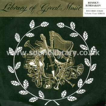 Nathan Rakhlin Rimsky-Korsakov - Scheherzade Treasury Records GM110 UK Issue 7" Front Sleeve Image