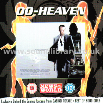 OO-Heaven Casino Royale Daniel Craig Region 2 PAL DVD Front Card Sleeve