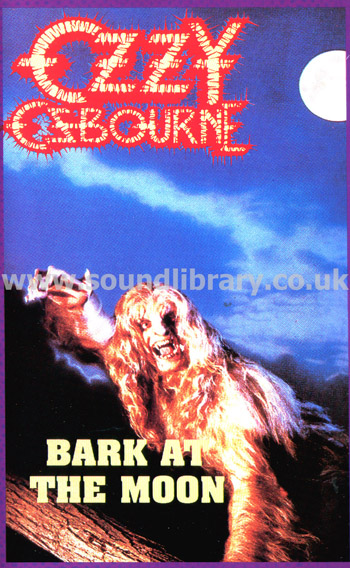 Ozzy Osbourne Bark At The Moon VHS PAL Video Castle Hendring HEN 2 249 Front Inlay Sleeve
