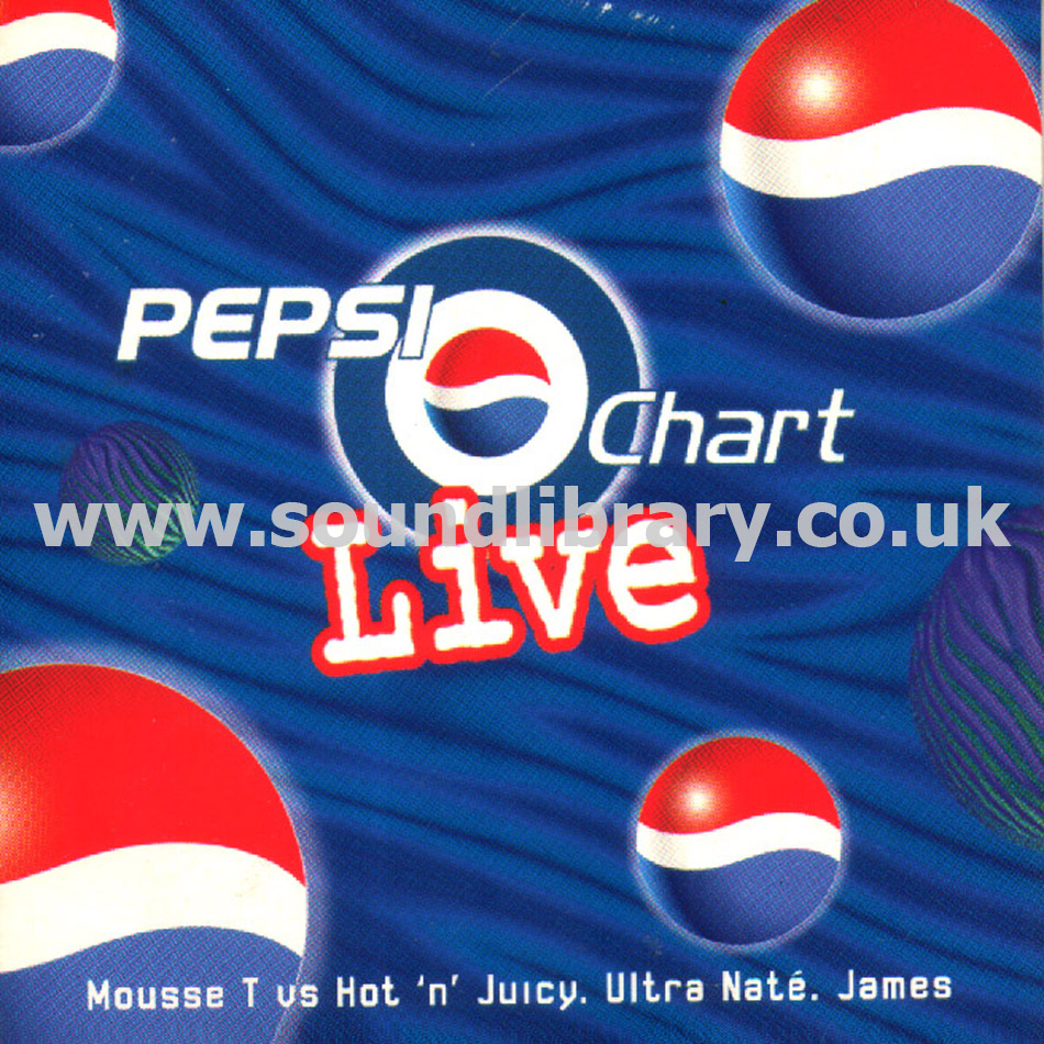 Pepsi Chart Live James Mousse T UK Issue Card Sleeve 3" CDS Polygram PSPCD511 Front Card Sleeve