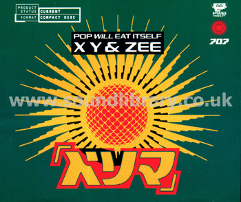 Pop Will Eat Itself XY & Zee UK Issue CDS RCA PD 44244 Front Inlay Image