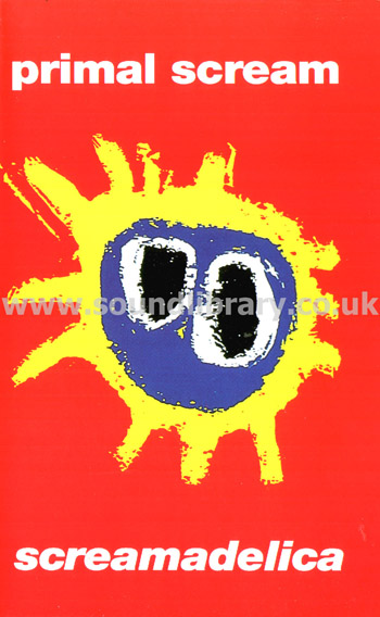 Screamadelica Primal Scream VHS PAL Video Virgin Video VVD 1041 Front Inlay Sleeve