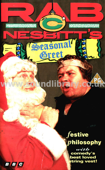 Rab C Nesbitt's Seasonal Greet VHS PAL Video BBC Video BBCV 4694 Front Inlay Sleeve