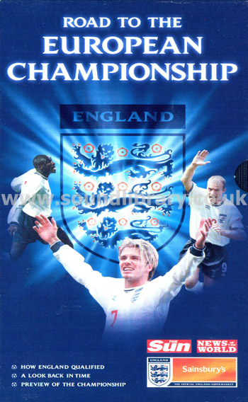 Road To The European Championship Kevin Keegan VHS Video Octagon Si ILX00X1 Front Slip Case Image