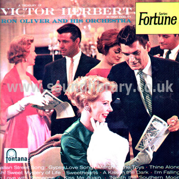 Ron Oliver And His Orchestra A Treasury Of Victor Herbert UK LP Fontana Z 4029 Front Sleeve Image