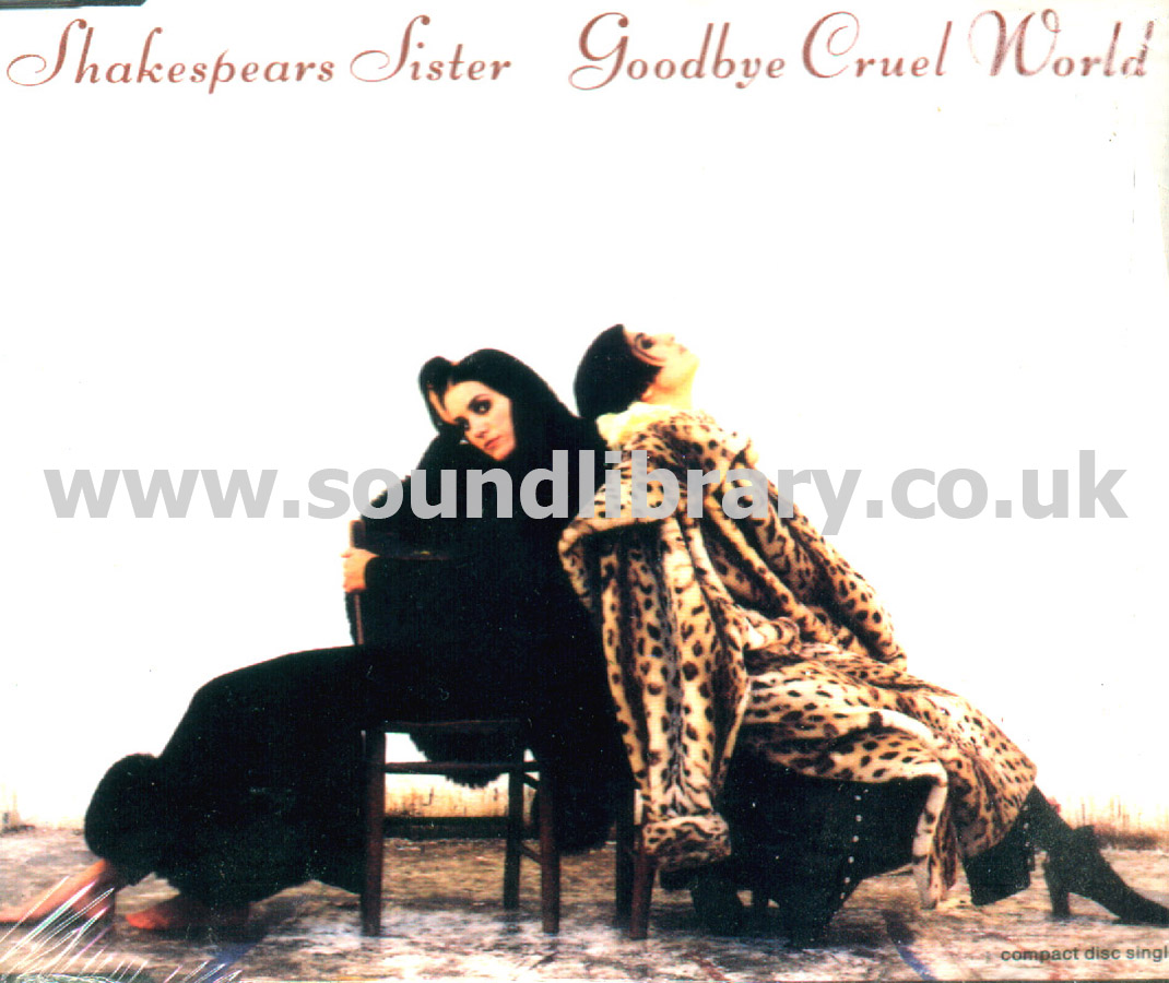 Shakespears Sister Goodbye Cruel World UK Issue Jewel Case CDS London 8698152 Front Inlay Image