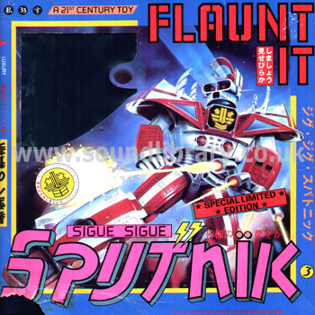 Sigue Sigue Sputnik Flaunt It UK Limited Edition Box Set LP Parlophone PCSS 7305 Front Box Image