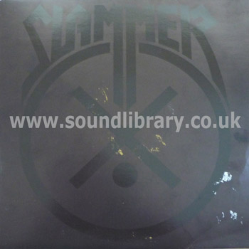 Slammer Born For War Hellbound UK Issue 10" WEA SLAM1 Autographed Front Sleeve Image