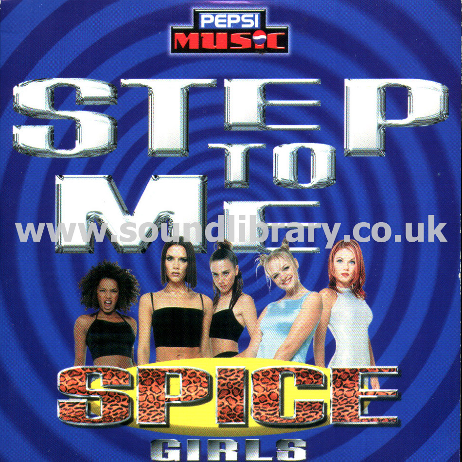 Spice Girls Step To Me UK Issue Promotional CDS Pepsi Music Virgin SGPC97 Front Card Sleeve