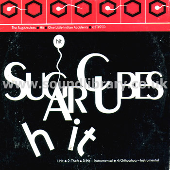 The Sugarcubes Hit UK Issue Card Sleeve CDS One Little Indian 62TP7CD Front Card Sleeve