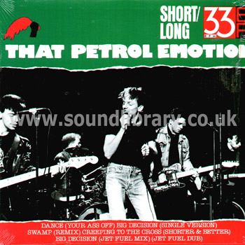 That Petrol Emotion Short Long EP Canada Issue 12" Polydor 887 343-1 Front Sleeve Image