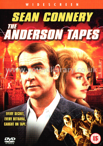 The Anderson Tapes Region 2 DVD Columbia Tristar Home Entertainment CDR 10131 Front Inlay Sleeve