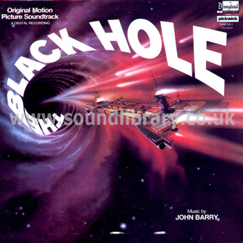 John Barry The Black Hole UK Issue Stereo LP Disneyland (Pickwick) SHM 3017 Front Sleeve Image