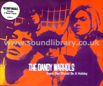 The Dandy Warhols Every Day Should Be A Holiday UK Issue Jewel Case CDS Front Inlay Image