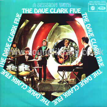 The Dave Clark Five A Session With... UK Mono LP Music For Pleasure MFP 1260 Front Sleeve Image