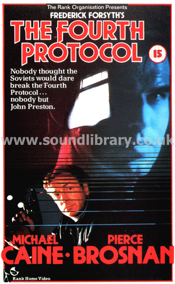 The Fourth Protocol Michael Caine VHS PAL Video Rank Video 0263 Front Inlay Sleeve