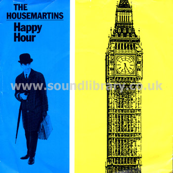 The Housemartins Happy Hour UK Issue 7" Go Discs GOD 11 Front Sleeve Image