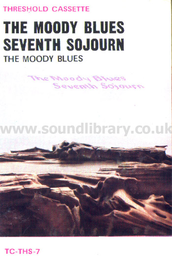 The Moody Blues Seventh Sojourn Australia Issue Stereo MC Threshold TC-THS-7 Front Inlay Card