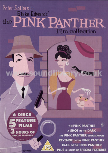 The Pink Panther Collection Peter Sellers 6DVD MGM Home Entertainment 24342 DVD Front Slip Cover