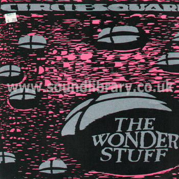 The Wonder Stuff Circlesquare Greece Issue Maxi Single 12" Polydor 877 083-1 Front Sleeve Image