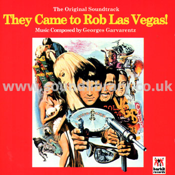 They Came To Rob Las Vegas Georges Garvarentz UK Issue CD Harkit HRKCD 8025 Front Inlay Image