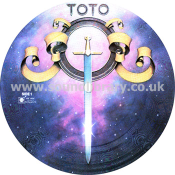 Toto Hold The Line UK Picture Disc 7" CBS 12-6784 Front Picture Disc