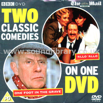 Two Classic Comedies 'Allo 'Allo & One Foot In The Grave Card Sleeve BBCDVD34RO01 Front Card Sleeve