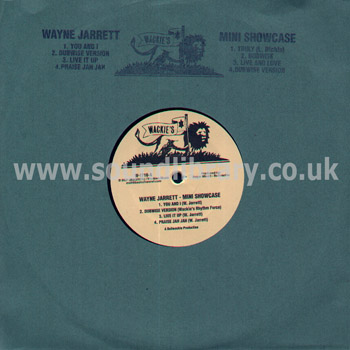 Wayne Jarrett Mini Showcase Germany Issue 10" Wackies W 1716 Sleeve & Label Image