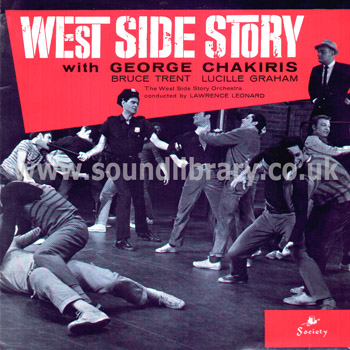 West Side Story George Chakiris UK Issue LP Society SOC 923 Front Sleeve Image