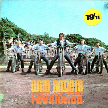 Wild Angels Live At The Revolution UK Issue G/F Sleeve LP B&C Records BCM 101 Front Sleeve Image