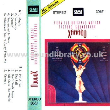 Xanadu Original Motion Picture Soundtrack Saudi Arabia Issue Stereo MC GMI 3067 Front Inlay Card