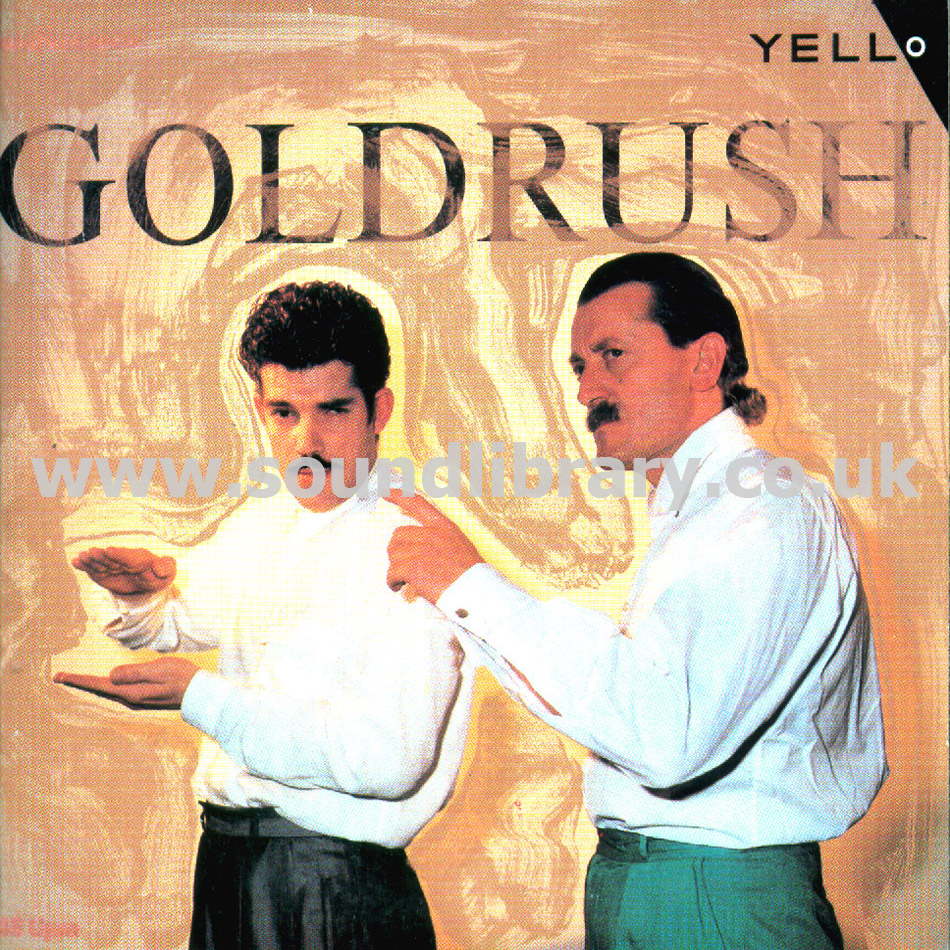 Yello Goldrush {Parts I+II} West Germany Issue Card Sleeve CDS Vertigo 884 877-2 Front Card Sleeve