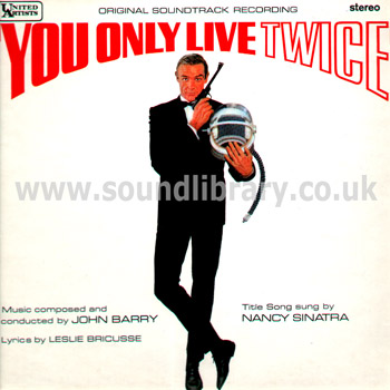 You Only Live Twice UK Issue 12 Track Stereo Soundtrack LP United Artists SULP 1171 Front Sleeve Image