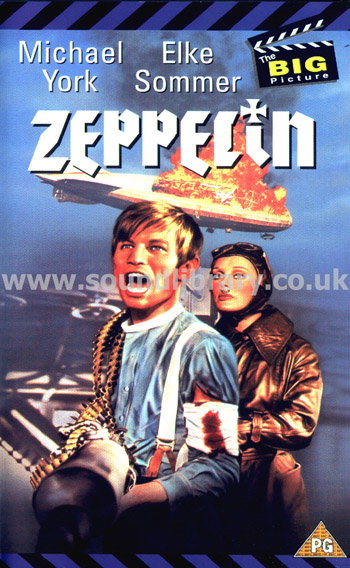 Zeppelin Michael York Elke Sommer VHS Video Warner Home Video S011562 Front Inlay Sleeve